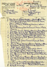 Document - GOETZE COLLECTION: PRINCESS THEATRE LOAN DOCUMENT