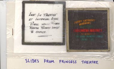 Slide - GOETZE COLLECTION: PRINCESS THEATRE SLIDES