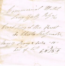 Document - ANCIENT ORDER OF FORESTERS NO. 3770 COLLECTION: NOTE