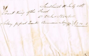 Document - ANCIENT ORDER OF FORESTERS NO. 3770 COLLECTION: NOTE