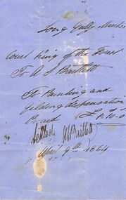 Document - ANCIENT ORDER OF FORESTERS NO. 3770 COLLECTION:  ACCOUNT/RECEIPT