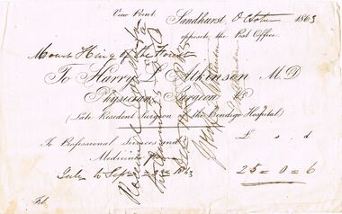 Document - ANCIENT ORDER OF FORESTERS NO. 3770 COLLECTION:  ACCOUNT