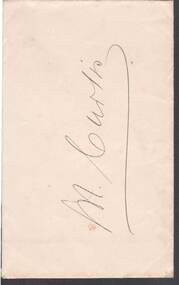 Document - KELLY AND ALLSOP COLLECTION: ENVELOPE
