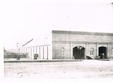 Photograph - WES HARRY COLLECTION: BRICK INDUSTRIAL BUILDING