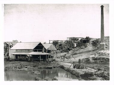 Photograph - WES HARRY COLLECTION: MINING LANDSCAPE BENDIGO