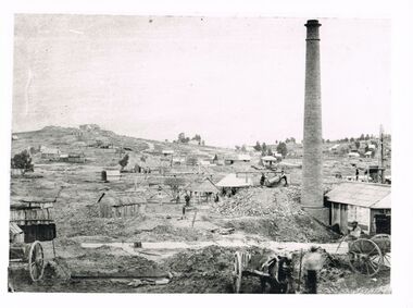 Photograph - WES HARRY COLLECTION: LANDSCAPE VIEW OF MINING