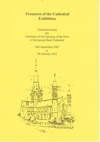 Document - TREASURES OF THE CATHEDRAL EXHIBITION COMMEMORATIVE BROCHURE 16.9.2001 TO 7.10.2001