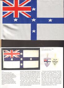 Document - AUSTRALIAN FEDERATION FLAG: SMALL REPLICA
