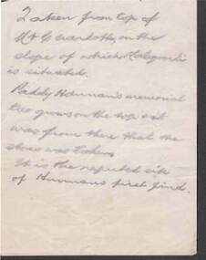 Document - KELLY AND ALLSOP COLLECTION: NOTE ABOUT A PHOTO