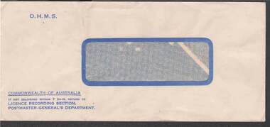 Document - W. BABIDGE COLLECTION: ENVELOPE