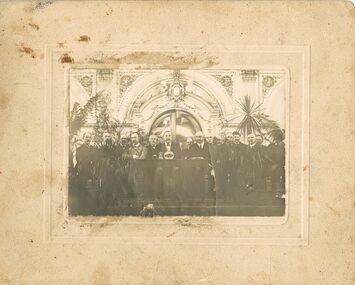 Photograph - JOSEPH DAVIES COLLECTION: PHOTOGRAPH OF 14 MEN, 1900's