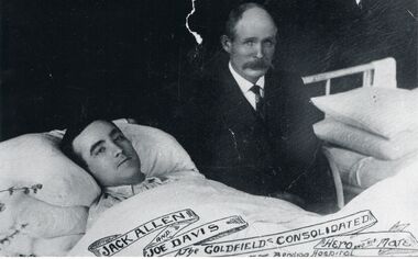 Photograph - JOSEPH DAVIES COLLECTION: PHOTO OF JACK ALLEN & JOE DAVIS, 1909