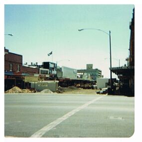 Photograph - EVA WILSON COLLECTION: HARGREAVES MALL CONSTRUCTION