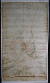 Map - PLAN GENERAL SURVEY MALMSBURY  PORCUPINE INN, FOREST CREEK TO GOLDEN POINT. ALEXANDRA RANGE 1853