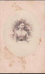 Photograph - PORTRAIT OF A YOUNG WOMAN