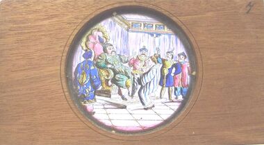 Slide - MAGIC LANTERN COLLECTION: MAGIC LANTERN SLIDE OF CHINESE SCENE