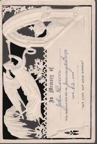 Document - MEMORIAL CARD - JOHN DOWER