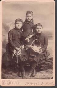 Photograph - PORTRAIT OF THREE GIRLS