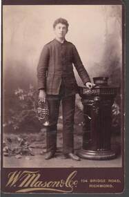 Photograph - CABINET PORTRAIT OF A YOUNG MAN