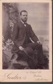 Photograph - CABINET PHOTOGRAPH OF A MAN