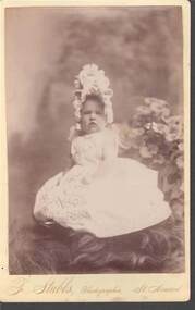 Photograph - CABINET PORTRAIT OF BABY GIRL