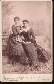 Photograph - CABINET PORTRAIT OF TWO WOMEN