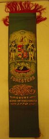 Textile - ANCIENT ORDER OF FORESTERS COLLECTION: SASH