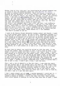 Document - LEN BENNETTS COLLECTION: INTERVIEW TRANSRIPT, 1996