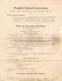 Document - PEOPLE'S FEDERAL CONVENTION