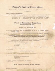 Document - PEOPLE'S FEDERAL CONVENTION