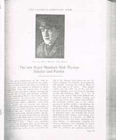 Document - THE LATE MAJOR MURDOCH NISH MACKAY