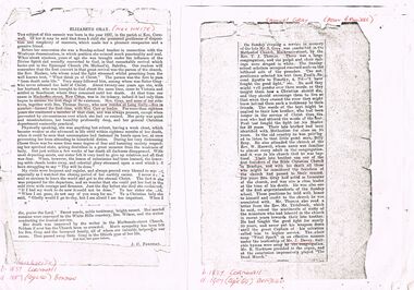 Document - CORNISH COLLECTION: COPIES OF PAGES (BOOK) RE ELIZABETH GRAY AND SAMUEL GRAY