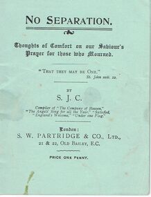 Book - NO SEPARATION