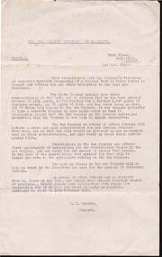 Document - KELLY AND ALLSOP COLLECTION: BUX TIN MINING SYNDICATE - CIRCULAR, 01/11/1926