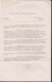 Document - KELLY AND ALLSOP COLLECTION: BUX TIN MINING SYNDICATE - CIRCULAR, 01/11/1926