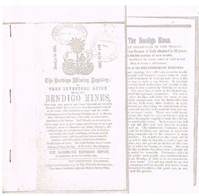 Document - THE BENDIGO MINING REGISTRY