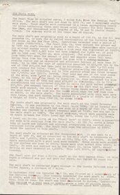 Document - TYPED NOTES: THE PEARL MINE & MARKET SQUARE