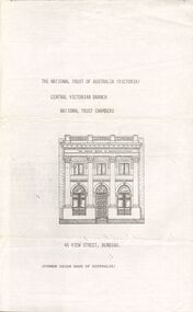 Document - NATIONAL TRUST CHAMBERS (FORMER UNION BANK OF AUSTRALIA)