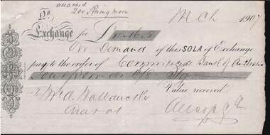 Document - KELLY AND ALLSOP COLLECTION: SHARE CERTIFICATES - RISING MOON CO, 03/1907