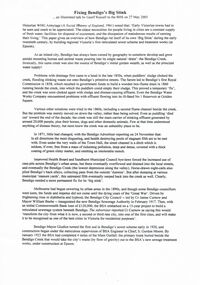 Document - TEXT OF TALK BY GEOFF RUSSELL ''FIXING BENDIGO'S BIG STINK'' (27/5/2005)