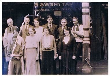 Photograph - PHOTOGRAPHS OF STILWELL'S STORE & STAFF APROX 1935