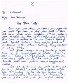 Document - DRY STONE WALLS, 25/04/1976