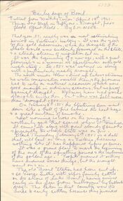 Document - EXTRACT FROM'' WEEKLY TIMES'' RE BOORT AND COPY OF NOTES RE DURHAM OX, 19/04/1941