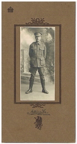 Photograph - JACK EMMETT COLLECTION: PHOTOGRAPH OF WW1 AUSTRALIAN SOLDIER