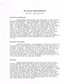 Document - THE WILLIAM PATTON EXPEDITION MAY 4 - 19 1991