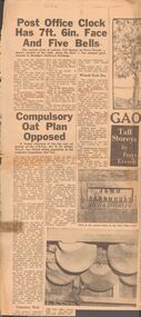 Newspaper - NEWSPAPER CLIPPINGS FROM THE BENDIGO ADVERTISER