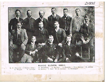 Photograph - BENDIGO UNITED CRICKET CLUB COLLECTION: BENDIGO UNITED CRICKET CLUB 1890-91
