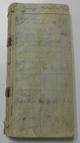 Book - ORDER BOOK DATED FRIDAY APRIL 4TH 1879, 04/04/1879