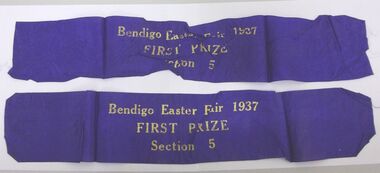 Textile - BENDIGO EASTER FAIR RIBBONS