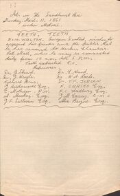 Document - EARLY DENTISTS AND DOCTORS OF BENDIGO